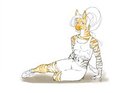 Ribbon Stretching, by imagination by Jacinth