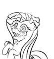 Lineart: Fluttercake  by rainb0wdashie