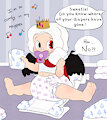 [C] Playing with nappies 1 by UniaMoon