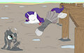 Fluttershy and Rarity doronko time 5