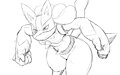 Sketch 178 - Lucario by WinickLim