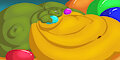 Lizard Man Eating Slime Monsters