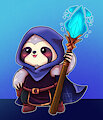 [MERCH] Sloth Wizard by AnkhsPawAfterDark