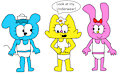 Request: Doodle Toons Characters in Undershirts and Panties