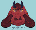 Sparkly Jackalope Bust
