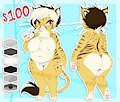 Shortstack Feline Hybrid Adoptable [SOLD] by Saucy