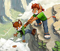 Sandal Slips: An Unexpected Climb by pandapaco