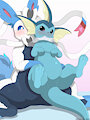 [Commission] Sylveon & Vaporeon