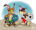 Cool Kats on the beach!