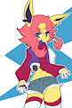 .:Jolteon Day Art| Mocha:. by Ashtails