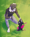 Chao Garden [COMM] by JuneauPaws