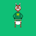 Ling Ling in green