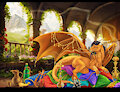 The Lounging Prince Zil by Gothzilla