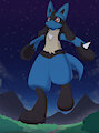 Macro March - Day 17 - Lucario by Zeevee