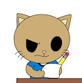 A Busy Brown Cat by TopHatXDusty68