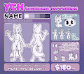Reference sheet YCH