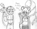 Green Gals' Well-Wishing by Speedy526745