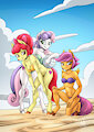 CMC Beach Pose by mysticalpha