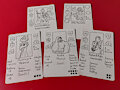 Hand-drawn Pathfinder NPCs cards