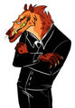 not a monster - a business man by boarlore