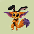 Gnar bunny outfit by FuzzyOpossum