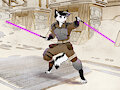 Commission - Jedi Dog by Jaxneesen