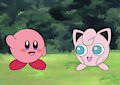 Kirby and Jigglypuff