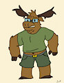 Boris the moose by Sharkyplumber