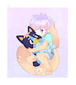 Hugs with Bluey [ready YCH]