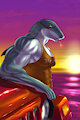 Retrowave Lightning by thunder