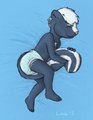 Sleepy Skunky by OzzieKitSkunk