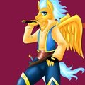 Captain Radiant Fireburst (Anthro) by camlio