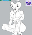 Humanoid Plum (Sketch)