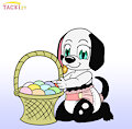 Easter puppy