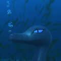 [3D] Salazzle underwater by kuby64