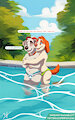 Pool day with friends by SuchAEliott