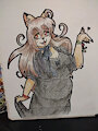 Sketchbook Pg. 1 Colored Pencil Kami