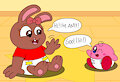 Amy Meets Baby Kirby (Azurexary781)