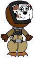 Diesel Dalmatian in Underwater Gear