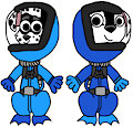 Dizzy and Dee Dee Dalmatian in Underwater Gear