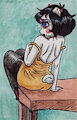 Sitting Down by Puku83