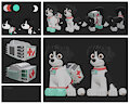 Paw Patrol OC : Needley (ref sheet 2023) by UnknownDataBR