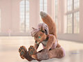 Focused on my paws by arlindafox18