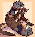 Zanky Paws - Clothed & Socked by RazorFiredog