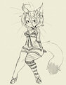 Orito in Kainé's outfit by Saucy