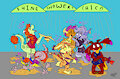 Tipsy shower dragons!