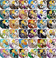 [YCH] Spring Basket/Love Letter/Daisy Crown/Snuggling Couple Icon Batch