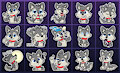 Telegram stickers for Lucky Wolf !