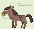 Horse Daily Character - Horse (Teen Titans Go) by Spongebob155