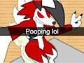 Lycanroc taking a dump~